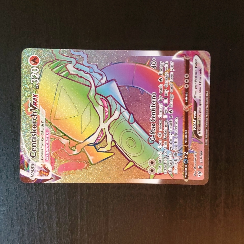 Centiskorch Vmax 191/189 Darkness Ablaze (NM)!!